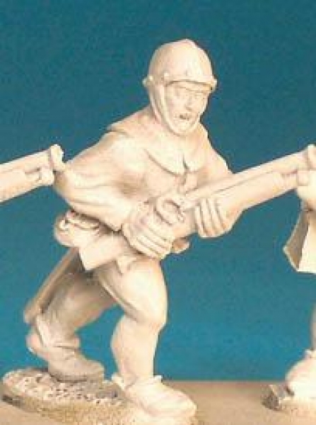 Front Rank Miniatures: WR82 Handgunner Advancing - Livery Jacket Skull Cap (6 figures)