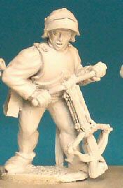 Front Rank Miniatures: WR83 Crossbowman Loading - Breastplate Visored Sallet (Visor Up) (6 figures)