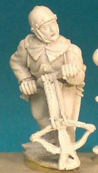 Front Rank Miniatures: WR85 Crossbowman Loading - Breastplate And Skull Cap (6 figures)
