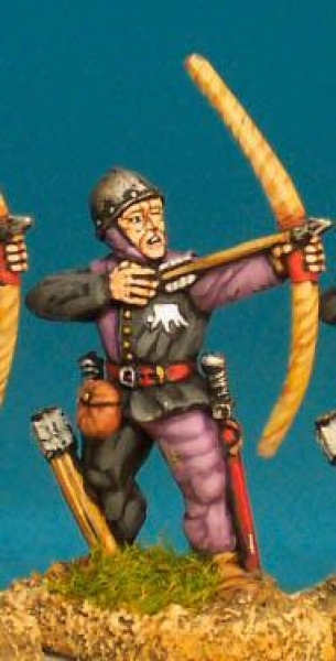 Front Rank Miniatures: WR8 Archer Shooting - Short Jacket And Skull Cap (6 figures)