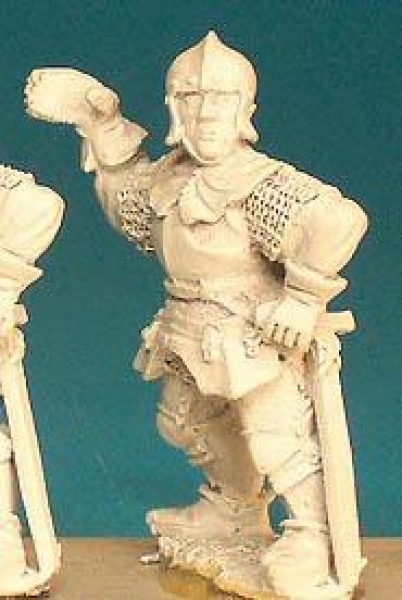 Front Rank Miniatures: WR94 Pikeman - Multi Purpose Figure - Heavy Armour Barbute (6 figures)