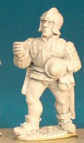 Front Rank Miniatures: WR96 Pikeman - Multi Purpose Figure - Jack & Plackart Barbute (6 figures)