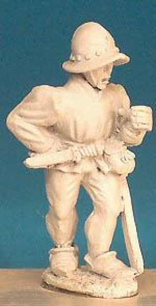 Front Rank Miniatures: WR99 Pikeman - Multi Purpose Figure - Livery Jacket Kettle Hat (6 figures)