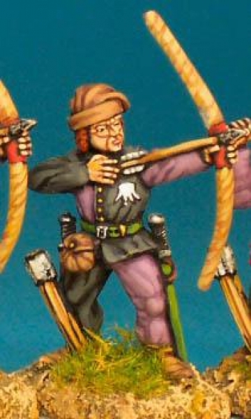 Front Rank Miniatures: WR9 Archer Shooting - Short Jacket And Soft Hat (6 figures)