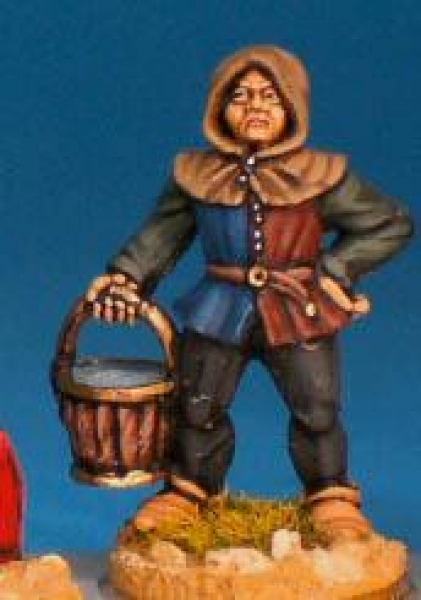Front Rank Miniatures: WRA4 Artillery Crewman - Gunner With Bucket (6 figures)