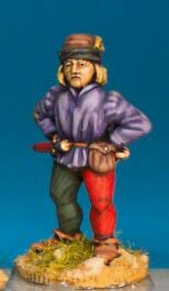Front Rank Miniatures: WRA8 Artillery Crewman - Gunner At Ease (6 figures)