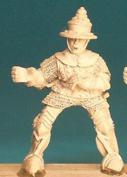 Front Rank Miniatures: WRC16 Lighter Armoured Mounted Figure - Mail Haubergeon, Brigadene, Leg Armou