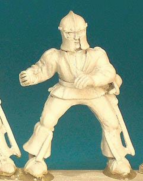 Front Rank Miniatures: WRC24 Lighter Armoured Mounted Figure - Livery Jacket And Closed Face Barbute