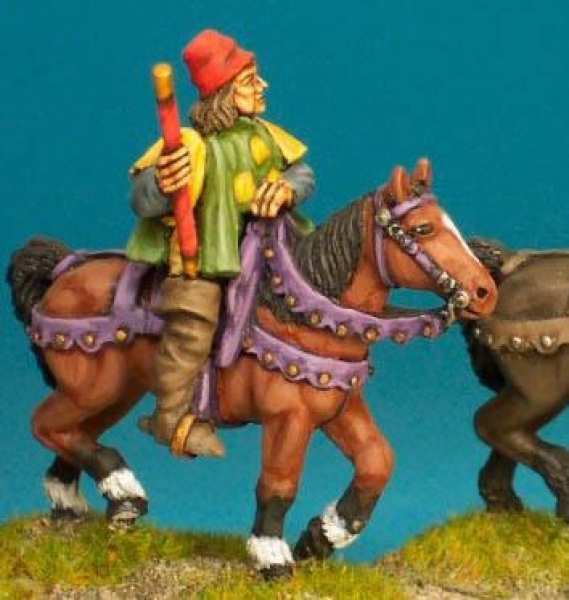 Front Rank Miniatures: WRC27 Lighter Armoured Mounted Figure - Herald In Tabard And Soft Hat (6 figu