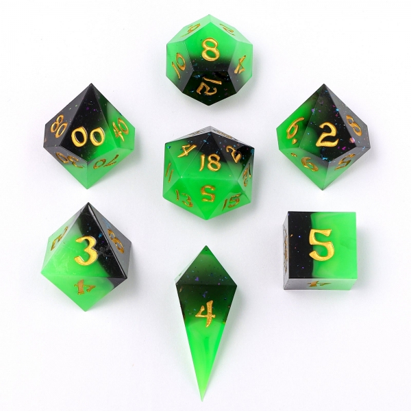 Captured Magic Hand Sanded Sharp Edge Resin - Swamp Treasure