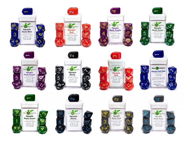 Dice Set Bundles (Collections) in assorted colors