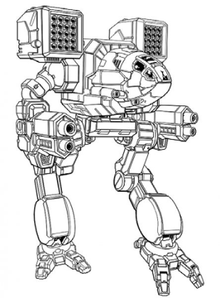 BattleTech Miniatures: Mad Cat (Timber Wolf) A Mech – 75 tons