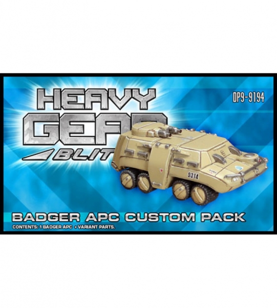 Northern Badger APC Custom Pack (1 Badger APC with customization upgrade parts) - resin & metal part