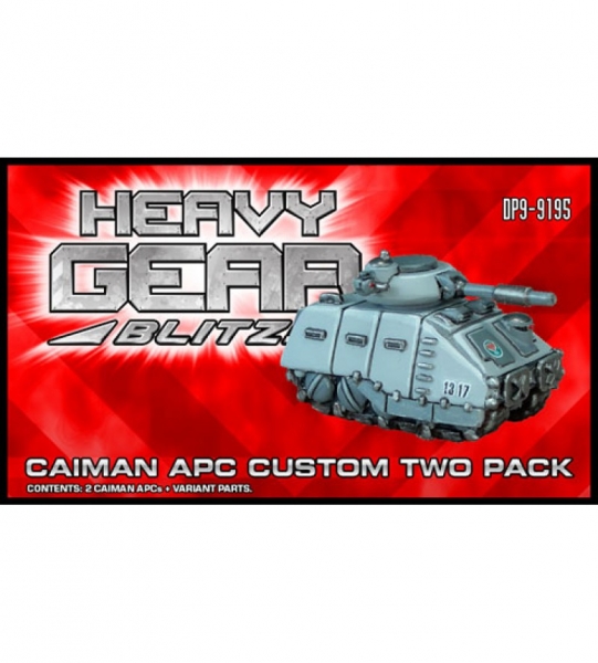 Southern Caiman APC Custom Two Pack (2 Caiman APCs with customization upgrade parts) - resin miniatu