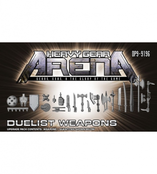 HG Arena: Duelist Weapons Upgrade Pack  (weapons and customization parts) - metal parts