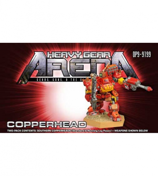 HG Arena: Copperhead Two Pack (2 Copperhead Southern Gears, extra weapons) - metal minis