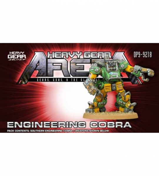 HG Arena: Engineering Cobra Pack (1 Engineering Cobra Southern Gear, extra weapons) - metal mini