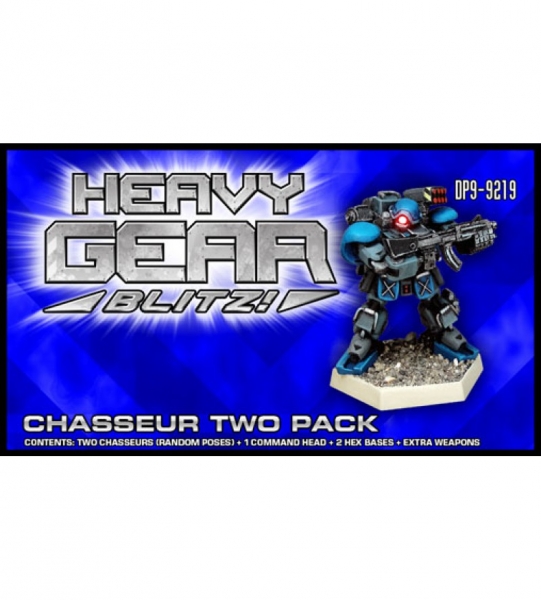NuCoal Chasseur Two Pack (2 Chasseurs, extra weapons) - metal minis