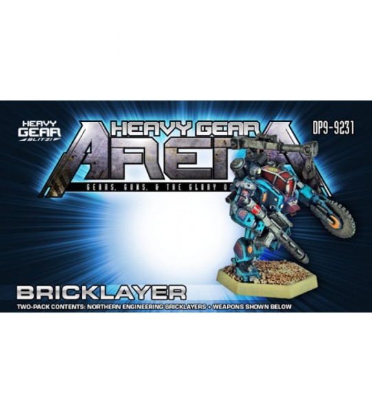HG Arena: Bricklayer Engineering Gear Two Pack (2 Bricklayer Northern Gears, extra weapons) - metal