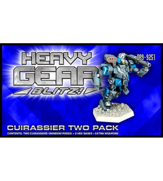 NuCoal Cuirassier Two Pack (2 Cuirassiers, extra weapons) - metal minis