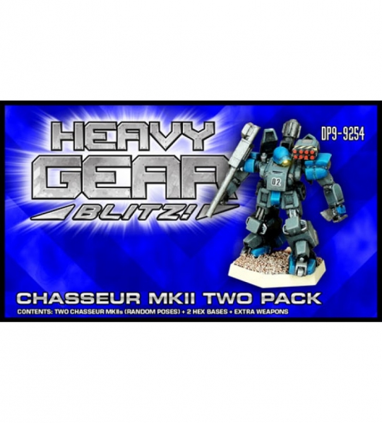 NuCoal Chasseur Mk II Two Pack (2 Chasseur MkIIs, extra weapons) - metal minis