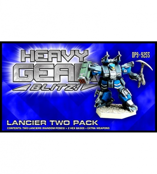 NuCoal Lancier Two Pack (2 Lanciers, extra weapons) - metal minis