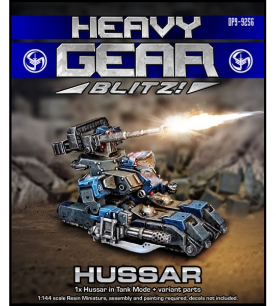 NuCoal Hussar Tank Mode (1 Hussar Gear Tank in tank mode, extra weapons) - resin and metal parts