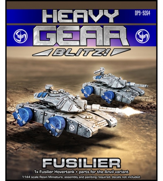 NuCoal Fusilier Hovertank (1 Fusilier Hovertank) - resin and metal parts