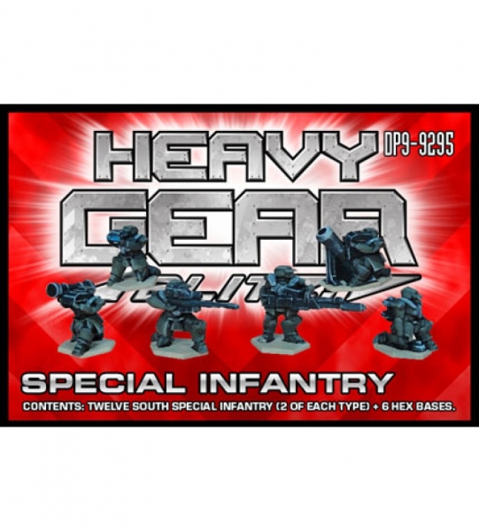 Southern: Special Infantry Pack (12 special infantry 2 of each model plus 6 hex bases) - metal minis