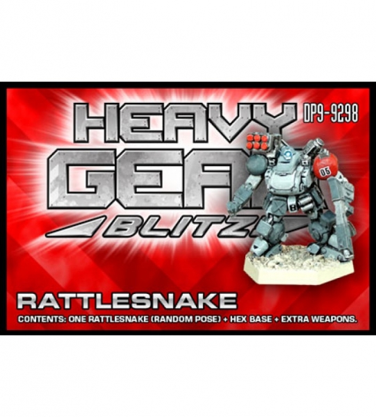 Southern Rattlesnake Pack (1 Rattlesnake random pose, extra weapons) - metal mini