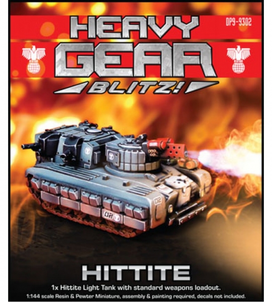 Southern Hittite Light Tank (1 Hittite with standard weapons loadout) - resin & metal parts