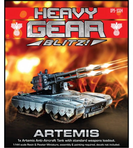 Southern Visigoth Artemis Tank (1 Artemis with standard weapons loadout) - resin & metal parts