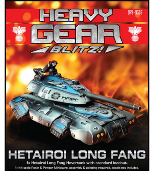 Southern Hetairoi Long Fang Hovertank (1 Hetairoi Long Fang with standard weapons loadout) - resin &