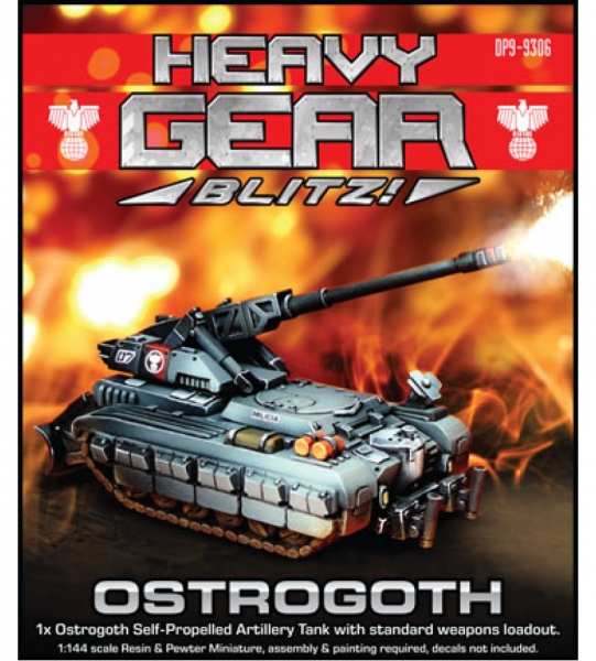 Southern Ostrogoth Self-Propelled Artillery (1 Ostrogoth with standard weapons loadout) - resin & me