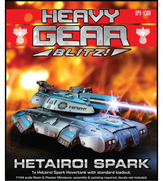 Southern Hetairoi Spark Hovertank (1 Hetairoi Spark with standard weapons loadout) - resin & metal p