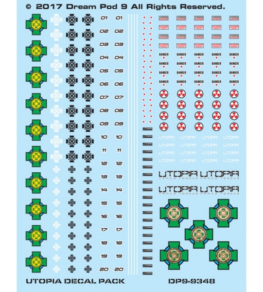 Utopia Decals Pack (1 sheet)