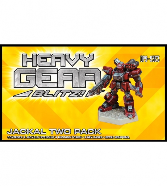 P.R.D.F. Jackal Two Pack (2 Jackal, extra weapons) - metal minis