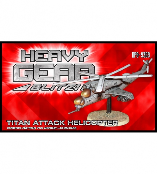 Southern Titan Attack Helicopter (1 Titan VTOL Aircraft) - resin & metal parts
