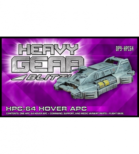 C.E.F./P.A.K. New Sculpt HPC-64 Hover APC (1 HPC-64 resin mini with metal variant parts)