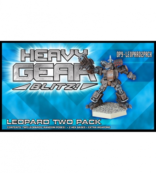 Northern Leopard Two Pack (2 Leopards, extra weapons) - metal minis