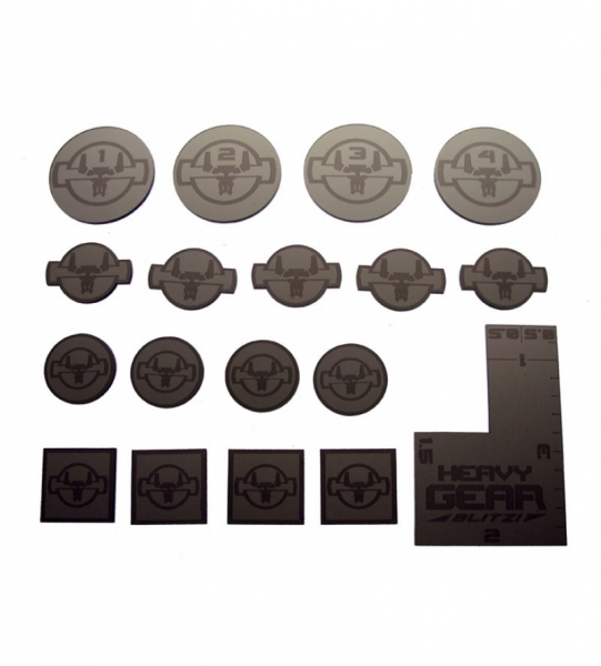 Leagueless Commander TokensPack (17 Leagueless logo laser etched & cut bronze acrylic tokens,&mini h