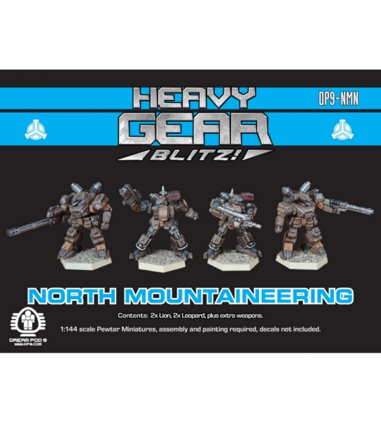 Northern Mountaineering Squad (4 minis: 2xLion, 2xLeopard) - metal minis