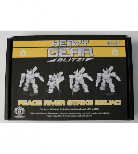 P.R.D.F. Strike Squad (4 minis: 4x WarriorIV) - metal minis