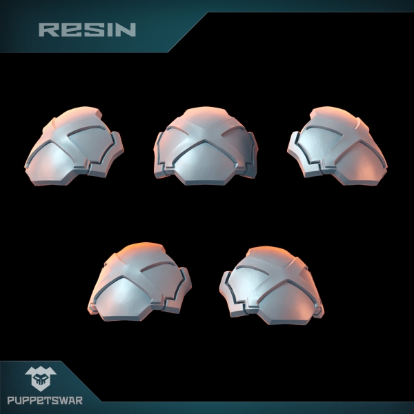 Puppetswar: (Accessory) X Light Shoulder Pads (5)