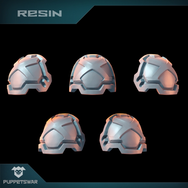 Puppetswar: (Accessory) X Shoulder Pads (5)