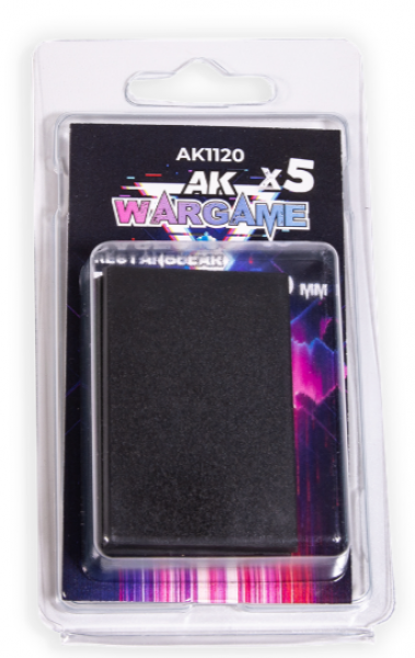 AK-Interactive: RECTANGULAR BASES 60x40MM x 5 UNITS
