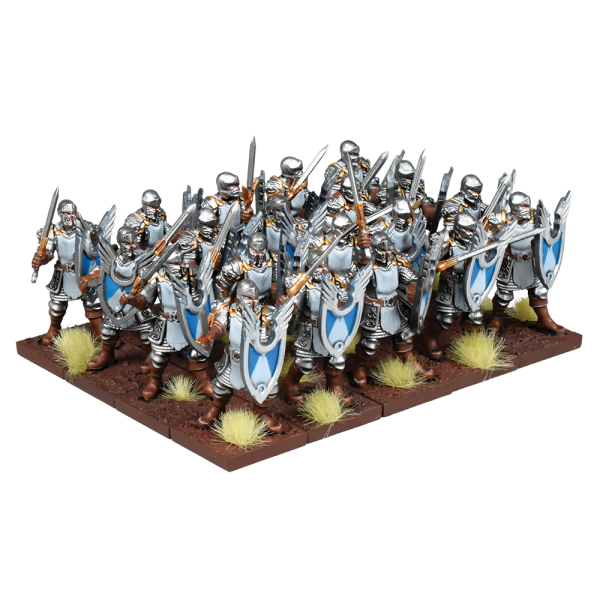 Kings of War: Basilean Men-At-Arms Swordsmen / Spearmen / Crossbowmen