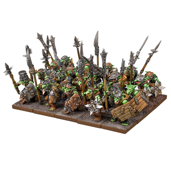 Kings of War: Goblin Miniatures: Sharpsticks / Spitters / Rabble
