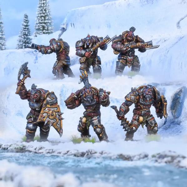 Kings of War: Ogre Warriors / Boomers Regiment