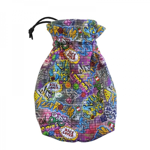 Dice Accessories: Full Art Dice Pouch: Graffiti